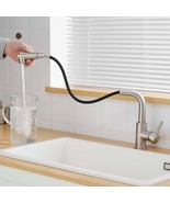 Brushed Nickel Kitchen Faucet with Sprayer - $1,561.04 MXN