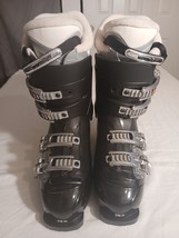Salomon Women&#39;s Ski Boots Size 25.5 | WarmFit Liner, 4 Buckle, Black White - $69.29
