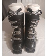 Salomon Women&#39;s Ski Boots Size 25.5 | WarmFit Liner, 4 Buckle, Black White - $94.12 CAD