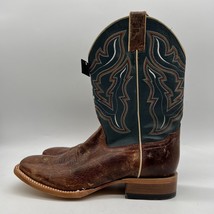 Cody James BBS20 Mens Brown Green Leather Mid-Calf Western Boots Size 10D - £77.89 GBP