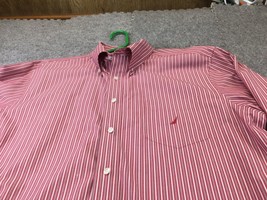 Nautica Classic Fit Wrinkle Resistant Stripes Button Up L/S Shirt Men&#39;s XL - $11.87