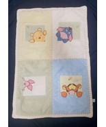 Disney Baby Winnie the Pooh &amp; Friends Peeking Pooh Crib Quilt Blanket  - $84.15