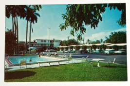 Palmland Motel Old Cars Swimming Pool Fort Myers FL Koppel Postcard c1960s - £8.03 GBP