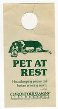 Pet at Rest / Parents of Pets Door Hangar Clarion Four Seasons Albuquerq... - $17.80