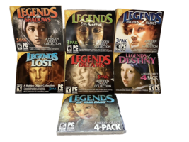 Hidden Object Collection PC CD-ROM Legends Adventures Puzzles Games Lot of 7 - £15.62 GBP