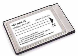 GROUPE SCHNEIDER XBTMEM16 PC CARD 16 MBYTES PRETEC PAJ016AS4, PCMCIA PC ... - $175.00
