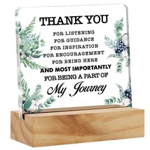 Appreciation Gift for Employee Teacher Mentor Acrylic Desk Sign Decorati... - $19.98