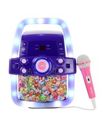 Shopkins Flashing Light Karaoke Machine with Microphone - £71.13 GBP