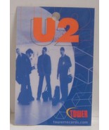 U2 / BONO / EDGE - TOWER RECORDS PROMOTIONAL LAMINATE BACKSTAGE PASS - $10.00