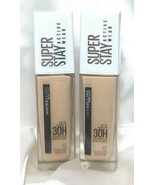 2 x Maybelline Super Stay 30hr Active Wear Foundation 112 Natural Ivory ... - $16.99