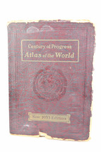 Century Of Progress Atlas Of The World 1933 Souvenir of World Fair - $10.84