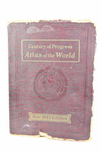 Century Of Progress Atlas Of The World 1933 Souvenir of World Fair - £8.38 GBP