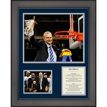 Framed Jim Calhoun Hall of Fame UConn Huskies NCAA Basketball 12"x15" Photo - $49.99