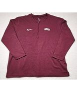 Nike Dri-Fit Quarter-Zip Pullover Red Long Sleeve Mens XXL Whitehall Zep... - $552.86 MXN