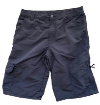 Unbranded Shorts Boys Black Nylon  Zip Pocket Adjustable Waist Quick Dry Travel  - £6.38 GBP