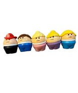 Set of 5 Little Tikes Vintage Toddle Tots Little People Toys - $20.10 CAD
