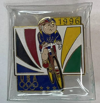 1996 Olympic Game Atlanta Cycling Bicycle Pin - £3.53 GBP