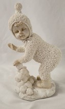 Vintage Christmas Winston Snowbaby Figure Making Snowballs Approx 10” - £6.47 GBP