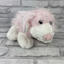 Ganz Webkinz Pink and White Dog Plush Toy Retired HM228 No Code - £8.46 GBP