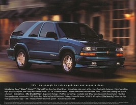 2001 Chevrolet BLAZER XTREME sales brochure sheet 01 Chevy S-10 - £6.29 GBP