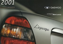 2001 Daewoo LEGANZA sales brochure catalog US 01 SE SX CDX - £6.25 GBP