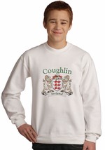 Coughlin Irish coat of arms Sweatshirt in White - £23.74 GBP