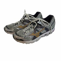Mizuno Womens Wave Alchemy 11 Running Shoes Sz 10W Gray 8KN-16742 Comfort Mesh - £18.08 GBP