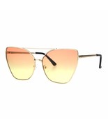 Oversized Fashion Sunglasses Women&#39;s Butterfly Trapezoid Metal Frame - $10.95