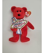 NWT MWMT TY Beanie Babies Aces the Bear Las Vegas Exclusive 2006 - £12.63 GBP