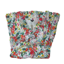NWT J.Crew Ruffle-front Maxi in Ratti Island Botanical Print Cotton Dress 10 - £138.05 GBP