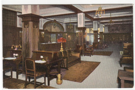 Lobby Interior Hotel Stewart San Francisco California 1910c postcard - £5.41 GBP