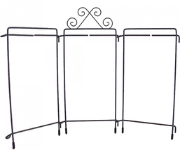 Classic Motifs 6 Inch x 12 Inch Grey Table Top Craft Tri-Stand - $29.95
