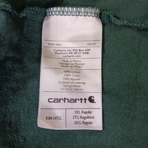 Carhartt Henley Shirt Men's 3XL Green Original Fit Short Sleeve Pocket K84 HTG image 5