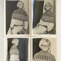 c1970 Original Colleen Chaco Dinkledwarf Black White Photographs Set of 4 - £31.46 GBP