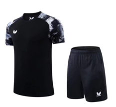 Men&#39;s Sportswear Sports Top, Badminton Set T-shirt Shorts Table Tennis Uniform - £28.43 GBP