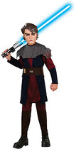 Official Licensed Star Wars Clone Wars Anakin Skywalker Boys Costume Size Small - £27.73 GBP