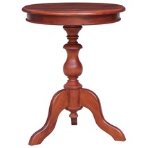 Side Table Brown 50x50x65 cm Solid Mahogany Wood - £57.97 GBP