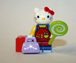 Hello Kitty Play Suit Cartoon Building Minifigure Bricks US - £6.96 GBP