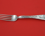 Lap Over Edge Acid Etched By Tiffany Sterling Regular Fork w/ ginkgo lea... - $385.11