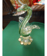 Beautiful Art Glass SAN MIGUEL VIDRIOS Glass SWAN Statue/Figure - £38.51 GBP