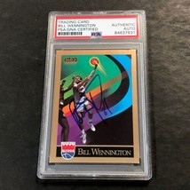 1990-91 Skybox #412 Bill Wennington Signed Card Auto PSA Slabbed Kings - £39.95 GBP