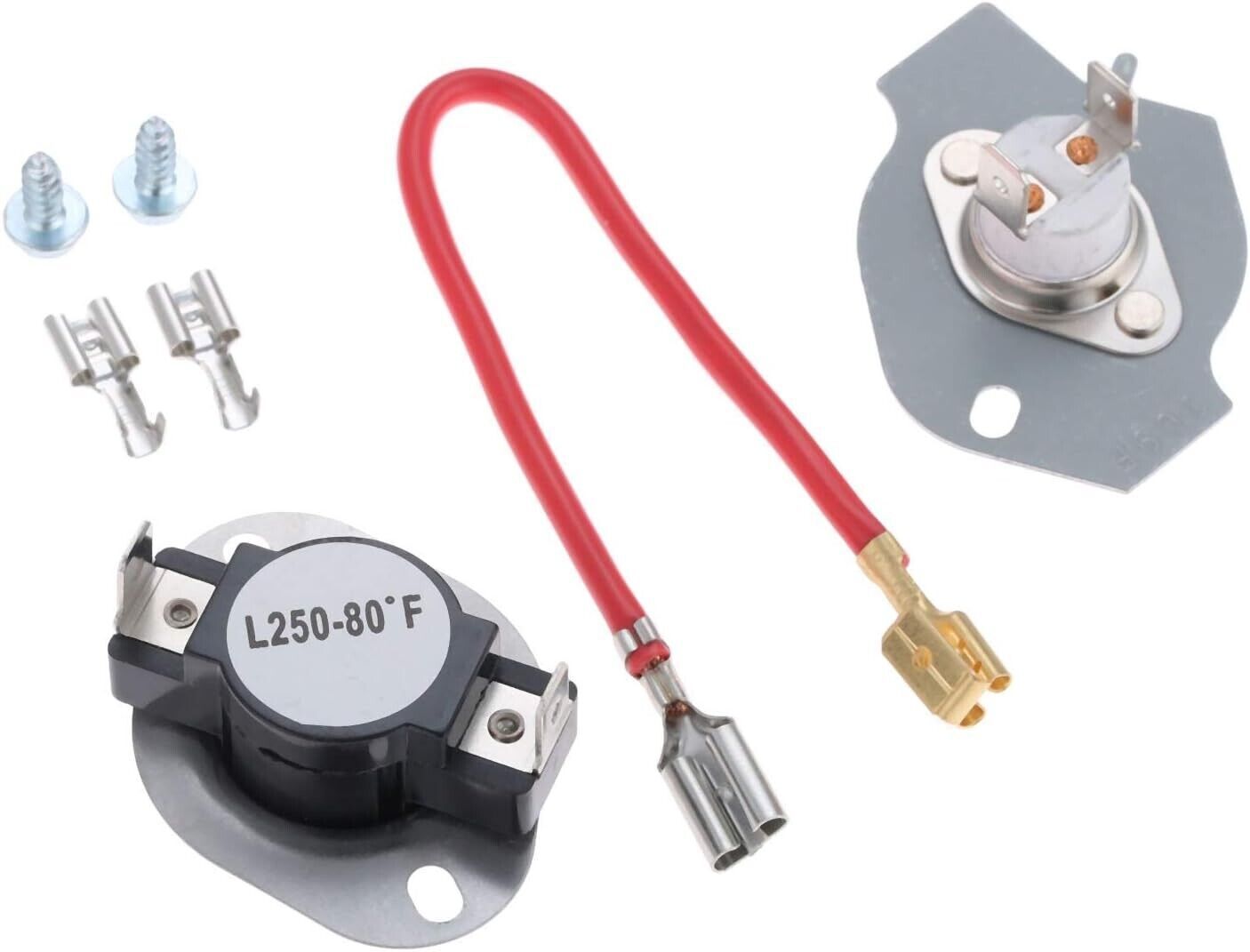 Thermal Fuse &amp; Thermostat Kit for Amana NED4655EW1 NED4600YQ0 NED4500VQ0... - $12.84