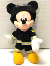 Disney Mickey Mouse American Hero FIRE FIGHTER Fireman 10&quot; Plush Figure - £11.85 GBP