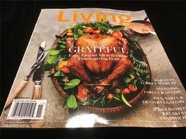 Martha Stewart Living Magazine November 2021 Grateful: Easy, Elegant Ideas - £9.61 GBP