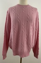 Vintage Gleneagle Knitwear Bermuda Cable Knit Sweater L 100% Shetland Wo... - £22.34 GBP