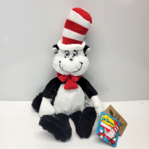 Aurora Dr Seuss Cat in the Hat Plush 16&quot; Stuffed Animal Toy New w/ Tags - £10.36 GBP