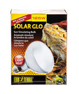Exo Terra Solar Glo Mercury Vapor Lamp: 3-in-1 Reptile Sunlight &amp; Heat S... - £64.31 GBP+