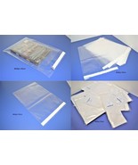 100 Clear 14 x 16 Resealable Poly bags Uline self-seal adhesive lip 1.5 ... - £27.53 GBP