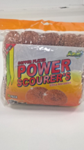 Pack of 10 Copper Plated Power Cleaning Heavy Duty Scourer&#39;s - £5.40 GBP