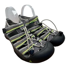 Keen Newport H2 Waterproof Hiking Sport Sandals Men US 7 UK 6 EU 39 Green Gray - £30.29 GBP